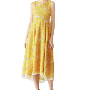 Hunter Bell - Yellow Abstract Stitch Dress